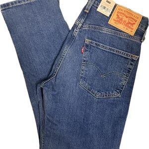 Levi's Men's Straight Jeans in Classic Blue Denim